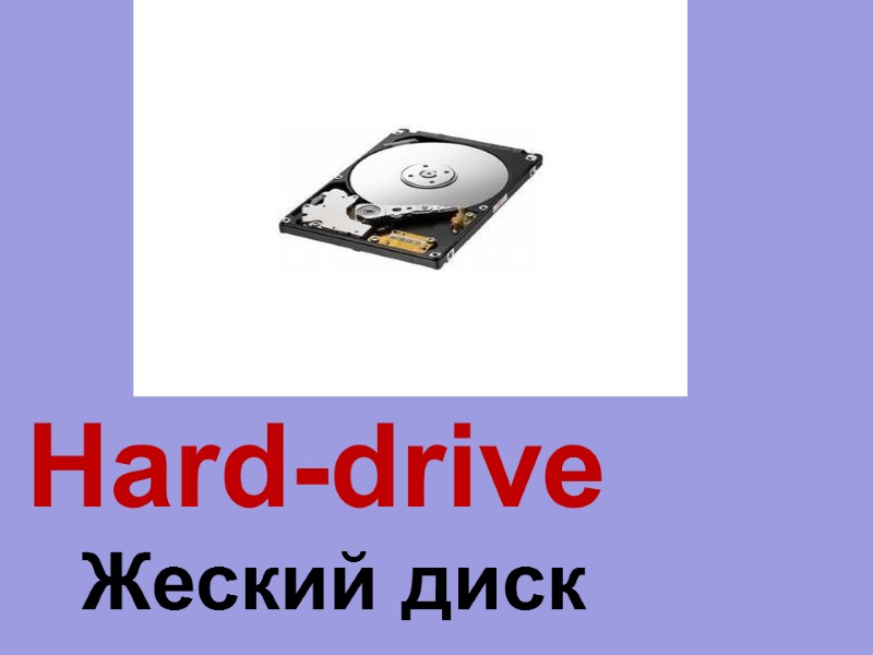 Hard-drive  Жеский диск